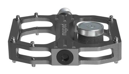 Pedały MAGPED SPORT2 GREY 100NM (Gravel, Trekking, MTB), Magnetyczne z blokami, Siła magnesu 100Nm dla rowerzystów <65kg, Grafitowe (NEW)