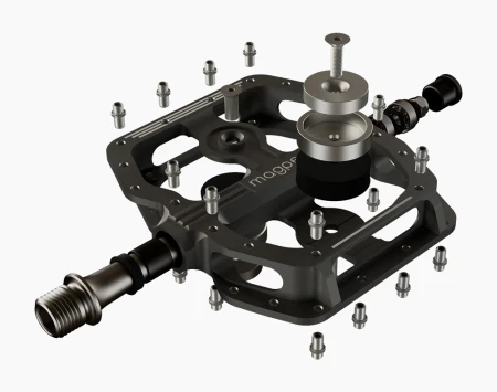 Pedały MAGPED ENDURO2 150NM (Enduro, Downhill, MTB), Magnetyczne z blokami, Siła magnesu 150Nm dla rowerzystów <80kg, Czarne, Waga 447g (NEW) - rove.pl