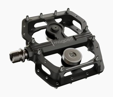 Pedały MAGPED ENDURO2 150NM (Enduro, Downhill, MTB), Magnetyczne z blokami, Siła magnesu 150Nm dla rowerzystów <80kg, Czarne, Waga 447g (NEW) - rove.pl