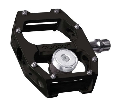 Przejdź do produktu Pedały MAGPED ULTRA2 200NM (Gravel, Trekking, MTB), Magnetyczne z blokami, Siła magnesu 200Nm dla rowerzystów >75kg, Czarne, Waga 328g (NEW)