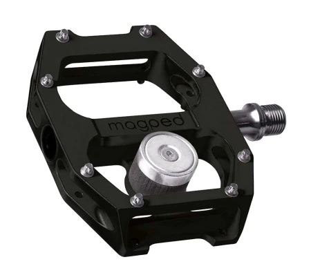 Pedały MAGPED ULTRA2 150NM (Gravel, Trekking, MTB), Magnetyczne z blokami, Siła magnesu 150Nm dla rowerzystów <80kg, Black, Waga 320g (NEW)