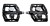 Pedały MAGPED GRAVITY 200NM (Enduro, Downhill), Magnetyczne z blokami, Siła magnesu 200Nm dla rowerzystów >75kg, Czarne, Waga 518g (NEW)