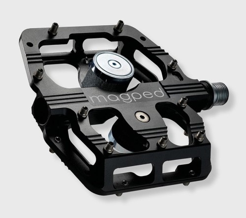 Przejdź do produktu Pedały MAGPED GRAVITY 150NM (Enduro, Downhill), Magnetyczne z blokami, Siła magnesu 150Nm dla rowerzystów <80kg, Czarne, Waga 488g (NEW)