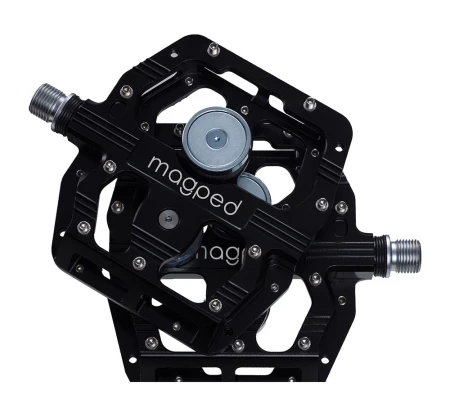 Pedały MAGPED GRAVITY 150NM (Enduro, Downhill), Magnetyczne z blokami, Siła magnesu 150Nm dla rowerzystów <80kg, Czarne, Waga 488g (NEW) - rove.pl