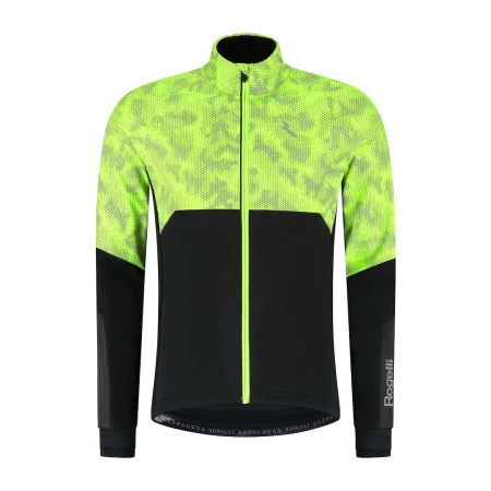 Rogelli bluza ESSENTIAL HI VIS II czarno żółta XL - rove.pl