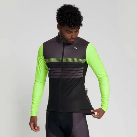 Rogelli bluza STRYDE czarno szaro żolta XL - rove.pl