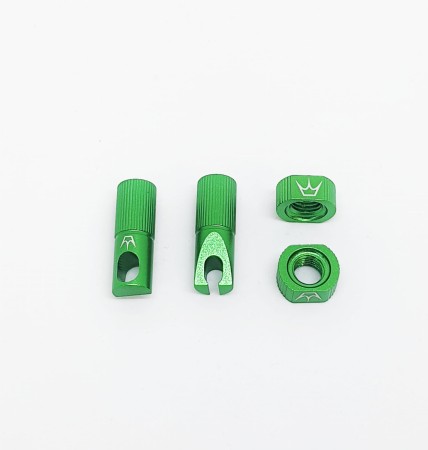 Kapturek wentyla Peaty's X Chris King FV (presta) Green