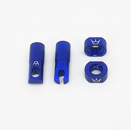 Kapturek wentyla Peaty's X Chris King FV (presta) Navy