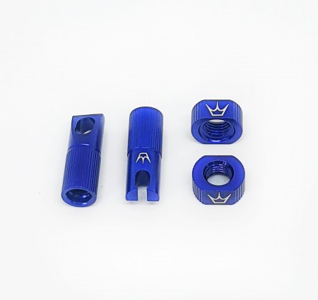 Kapturek wentyla Peaty's X Chris King FV (presta) Navy