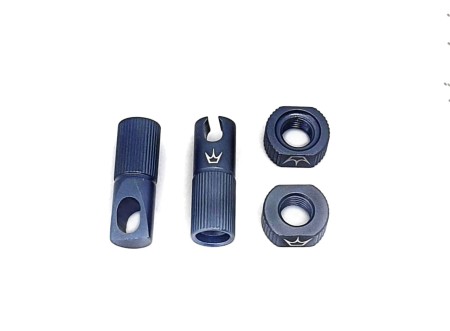 Kapturek wentyla Peaty's X Chris King FV (presta) Slate