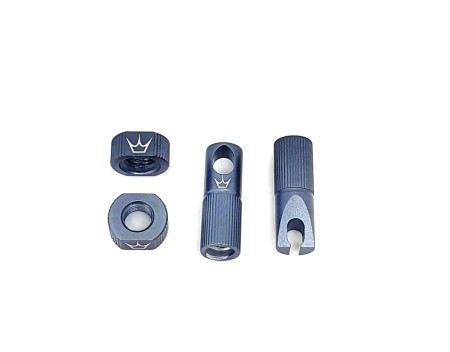 Kapturek wentyla Peaty's X Chris King FV (presta) Slate