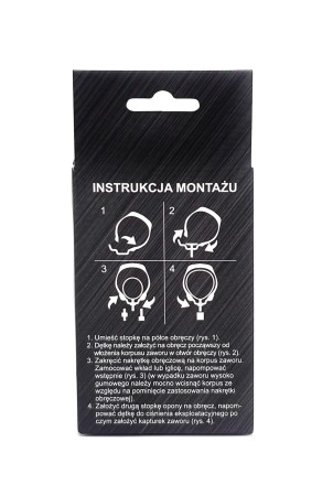 Dętka Black1 28x1.25-1.65 32/45-622 AV40mm