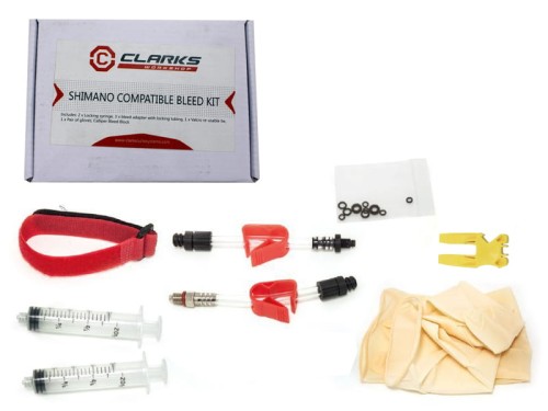 Przejdź do produktu Zestaw do odpowietrzania hamulców hydraulicznych CLARK'S dla SHIMANO