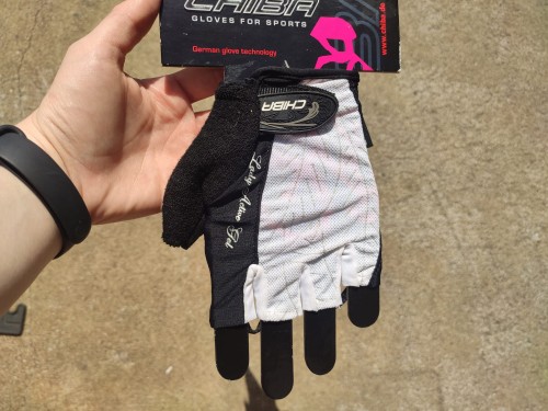 Przejdź do produktu Rękawiczki Chiba Lady Active Gel białe 