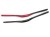 Kierownica Lightning Low, alu 7050, 800mm, śred. 35mm, wznios 1", red devil
