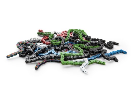 Łańcuch Core singlespeed, czerwony, 3/32"