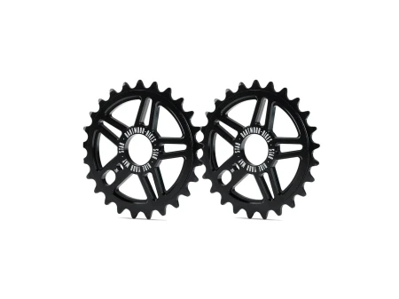 Zębatka BMX Star, alu 7075, 23 zęby, czarna anodowana