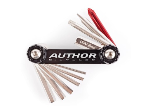 Przejdź do produktu Klucze zestaw AUTHOR MULTIPED 10 czarno-srebrne