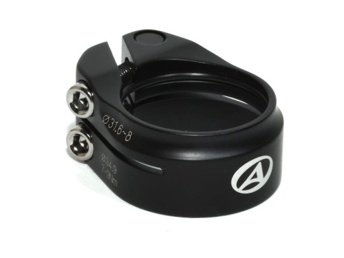 Przejdź do produktu Obejma ze śrubą imbusową AUTHOR ACO-315 27.2/31.8 mm czarna