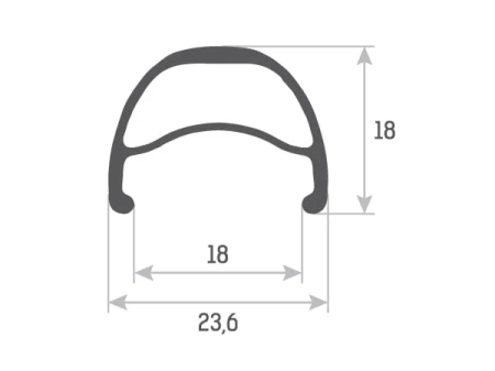 Obręcz Rockrider 27.5" (650B), 36H, czarna
