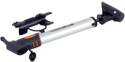 Przejdź do produktu Pompka AUTHOR TWIN 2 aluminiowa srebno-czarna