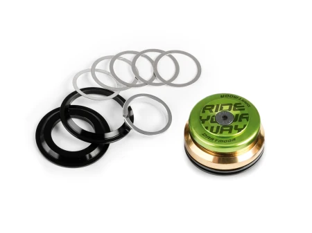 Stery Blink IS42/IS52, zielone anodowane, złote łożyska