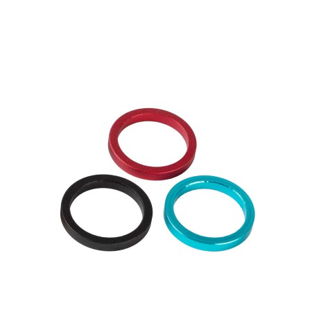 Podkładka dystansowa sterów aluminiowa 5mm 10szt., czarna