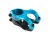 Wspornik kierownicy Shorty 32mm / 31,8mm, turkusowy anodowany