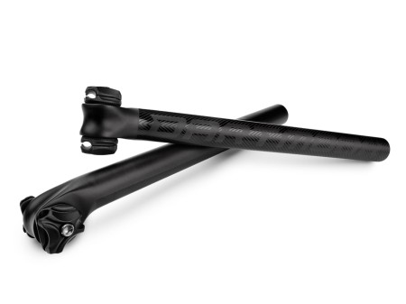 Wspornik siodła Beam Alu O30,9 mm / 350 mm, czarny anodowany