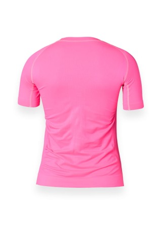 Podkoszulek damski kr/rękaw Elene, różowy fluo, XS/S