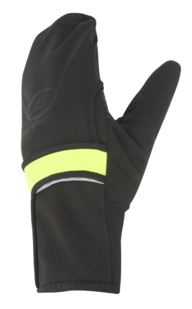 Rękawiczki kolarskie AUTHOR Windster Shell X7 zimowe czarno-żółte XS