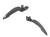 Błotnik plastikowy przedni AUTHOR X-BOW QR 26"-29" czarny