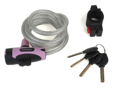 Zapięcie linka AUTHOR ASL-25 10x150 różowo-srebrne