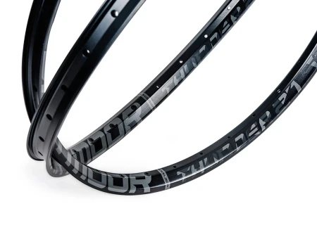 Obręcz Thunder 27.5", 32 otwory, tubeless ready, matowa czarna anodowana
