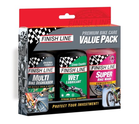 Zestaw Premium Bike 3x120ml (odtłusczacz, olej Cross Country, środek do mycia)