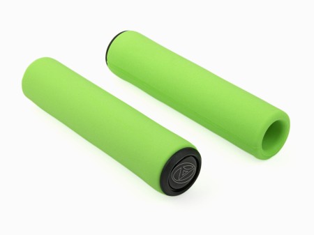 Chwyty kierownicy AUTHOR SILICONE ELITE 130mm zielone fluo