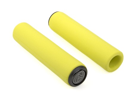 Chwyty kierownicy AUTHOR SILICONE ELITE 130mm żółte fluo
