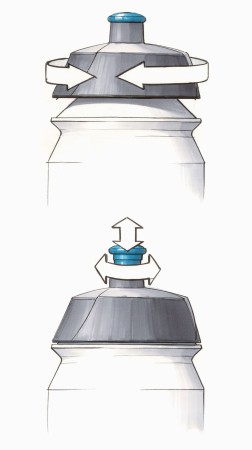 Bidon SHIVA czarny 500 ml