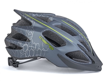 Kask AUTHOR AERO X8 szaro-żółty(fluo) mat 58-62