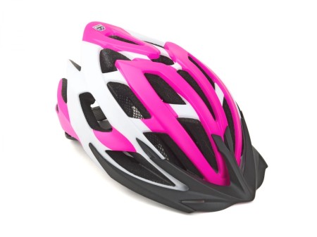 Kask AUTHOR AERO X8 różowo(fluo)-biały mat 52-58