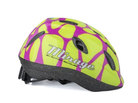 Kask AUTHOR MIRAGE żółto-różowy 48-54