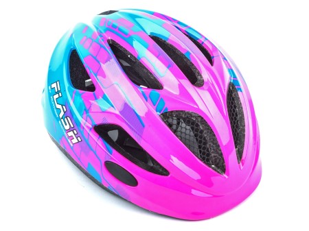 Kask AUTHOR FLASH X8 różowo-niebieski mat 47-51