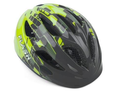 Przejdź do produktu Kask AUTHOR FLASH X8 szaro-żółty(fluo) mat 47-51