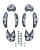 Wymienny bieżnik do podeszwy MTB SRS Carbon Composite antracyt-szare rozmiar 39-40.5 (MTB DRAGON 5, MTB DRAGON 4, MTB SPIDER)
