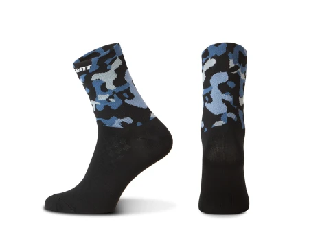 Skarpetki kolarskie Furious, blue camo, rozmiar S (36-38)