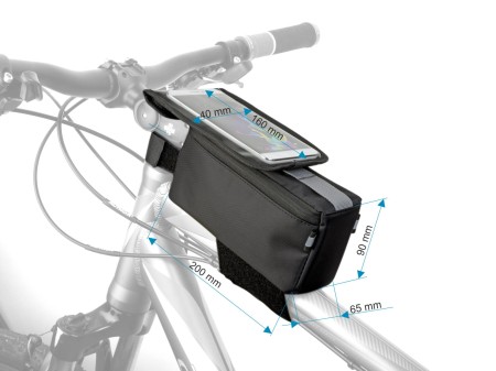 Torba na ramę uniwersalna AUTHOR A-R255 Tank Bag MPP czarna