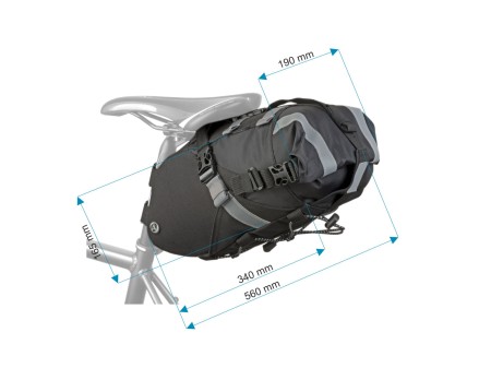 Torba podsiodłowa AUTHOR SUMO X9 czarna