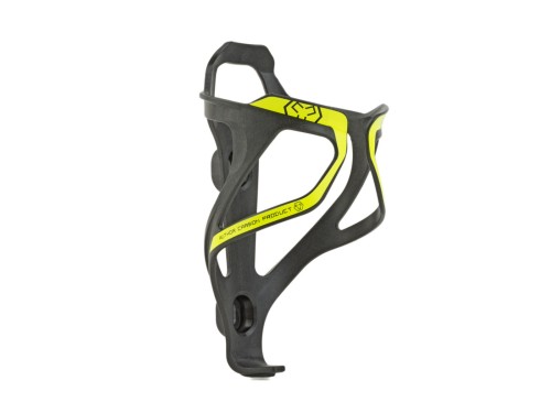 Przejdź do produktu Koszyk na bidon AUTHOR ACP-X26 karbonowy czarno-żółty(fluo)