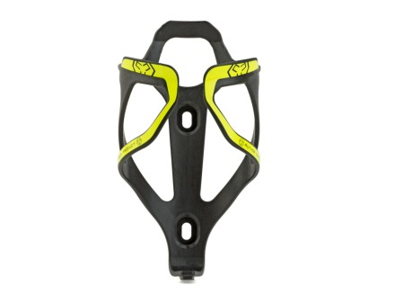 Koszyk na bidon AUTHOR ACP-X26 karbonowy czarno-żółty(fluo)