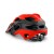 Kask LUPO M czerwono-czarny